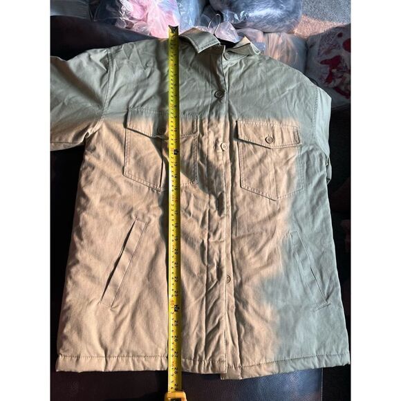 Nordstrom BP Tan Oversize Button Down Jacket xs - Picture 8 of 8